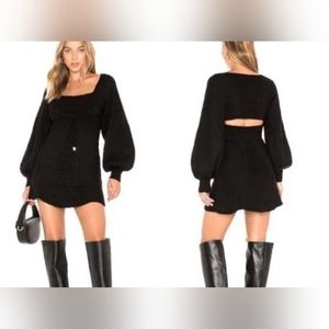 NWOT Brand New! never worn! Free People Black Cable knit dress